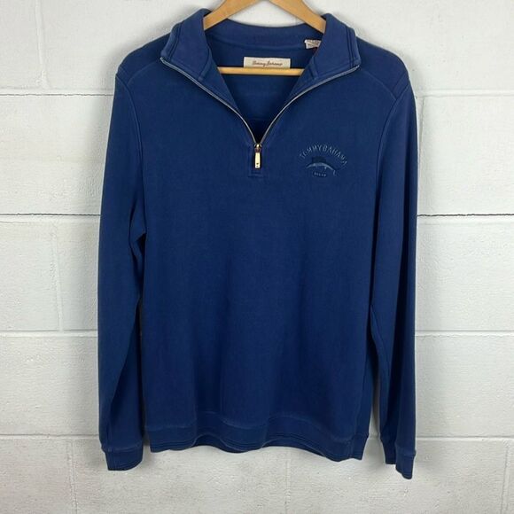 Tommy Bahama Aruba quarter zip pullover - Picture 1 of 6